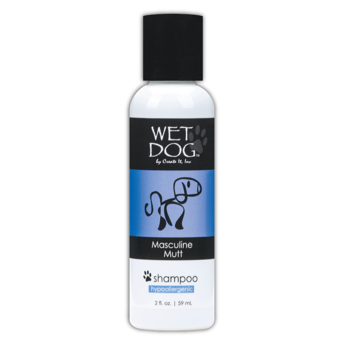 Masculine Mutt Calming Dog Shampoo - Wet Dog