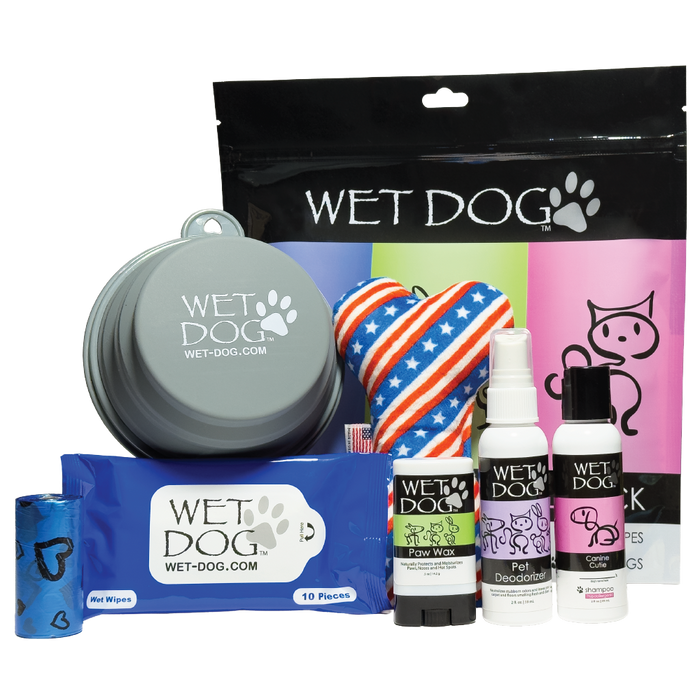 Wet Dog Pet Essentials Travel Pack