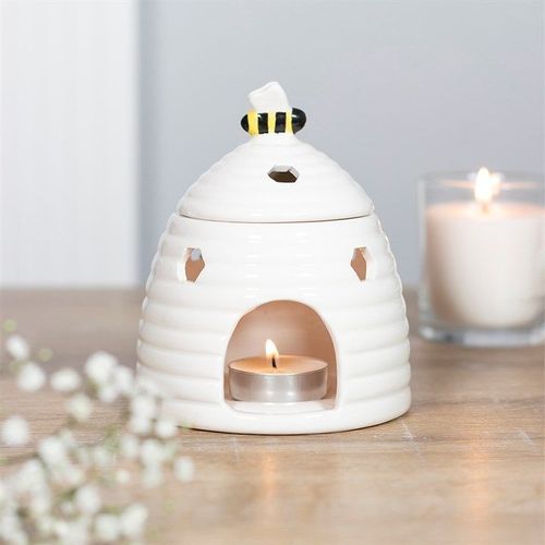 White Beehive Oil Burner 🇬🇧
