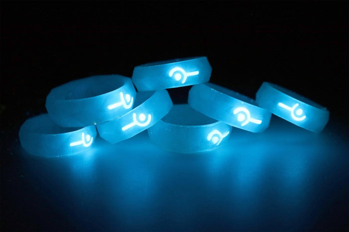 White Mage FFXIV Ring Glow in the Dark Soul Crystal/WHM Job Stone Final Fantasy XIV FF14 - LootCaveCo