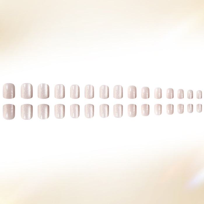White Moonlight Cat's Eye 30 Pcs