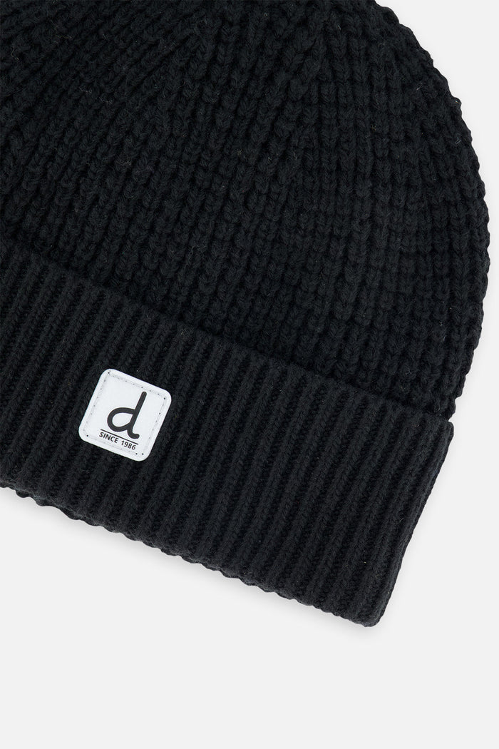 Winter Knit Hat Black-3