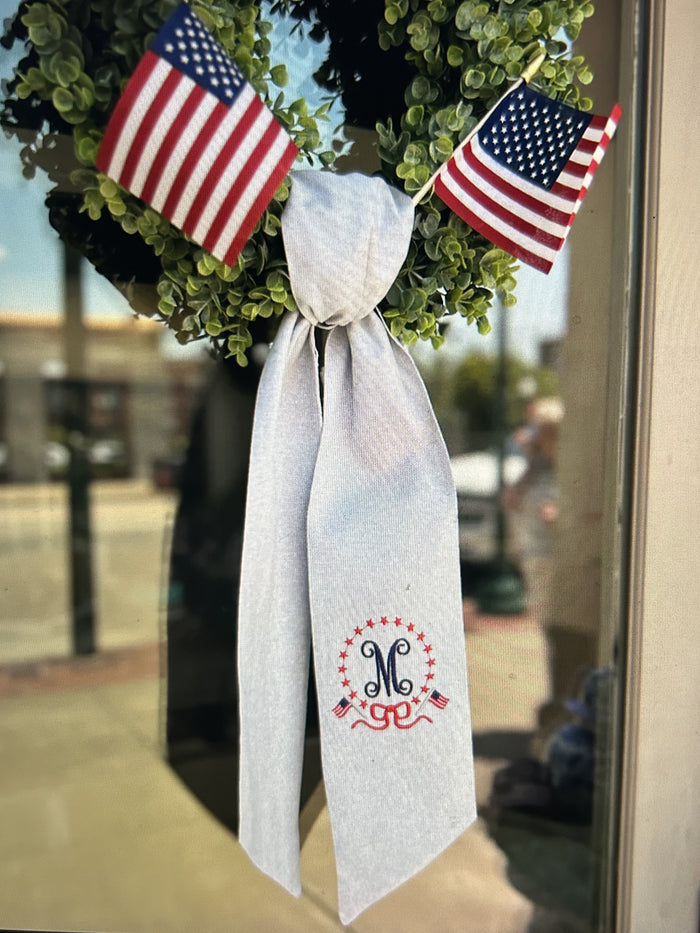 Wreath Sash