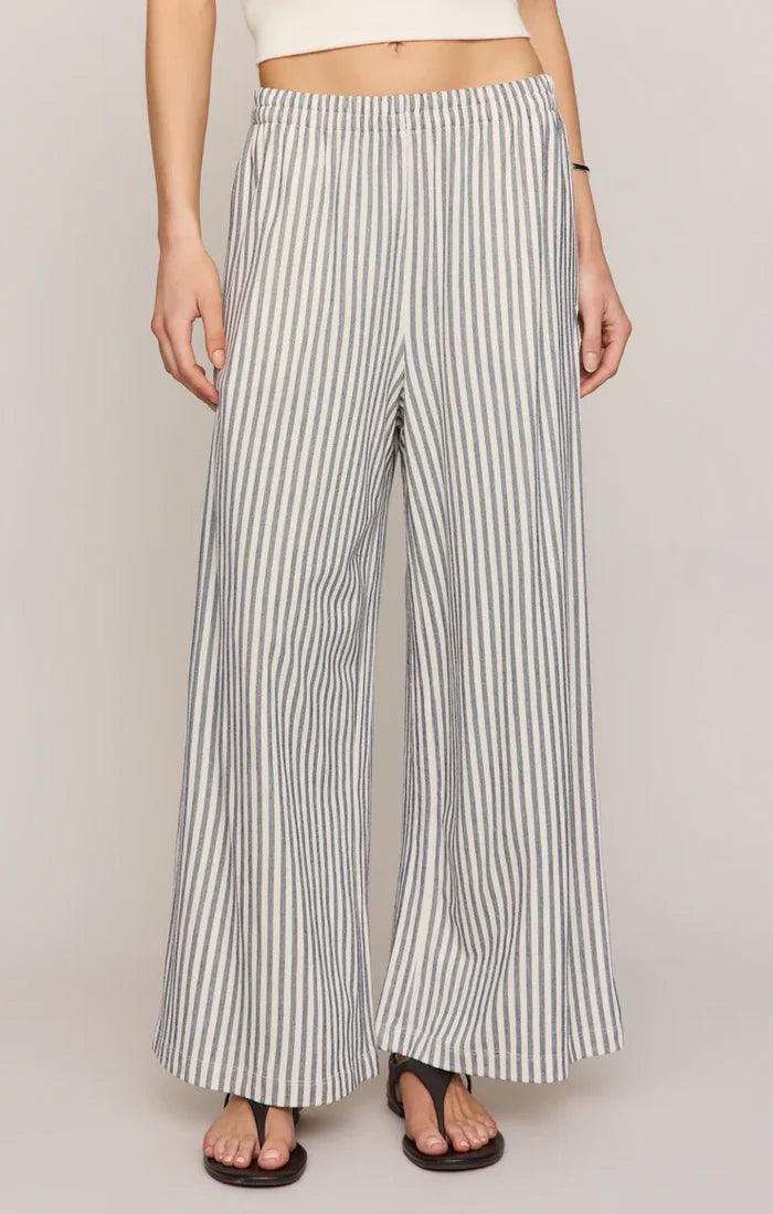 Z Supply: Scout Knit Striped Pant - Eclipse