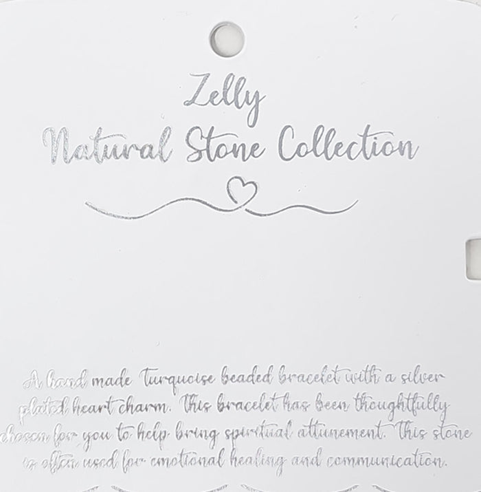 Zelly White Quartz Beaded Charm Bracelet